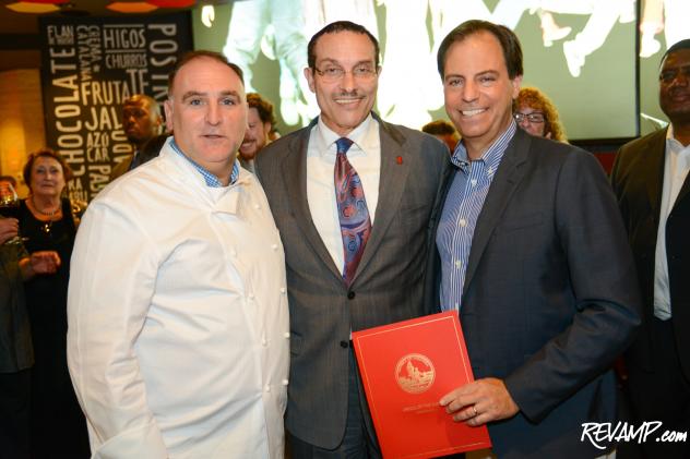 Chef Jos&eacute; Andr&eacute;s and partner Rob Wilder first opened Jaleo in 1993.  Twenty years later, D.C. Mayor Vincent Gray proclaimed yesterday to be 'Jaleo Day' throughout the District.